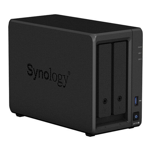 Synology DS720+ quad-core 2-bay NAS network storage server (no built-in hard drive)
