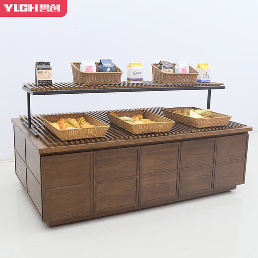 He Jiangong's new Japanese bread cabinet bread display cabinet open-style Zhongdao cabinet store Zhongdao cabinet bread rack 9227 open cabinet price one meter