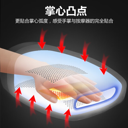 Aseblarm hand massager for numb finger joints, wrist, palm, meridians and acupuncture points, kneading, heating and care, electric artifact instrument, extended LCD model