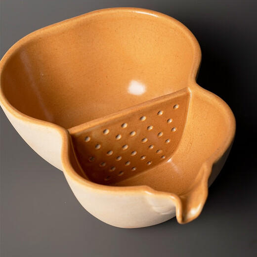 
Rongshantang coarse pottery white mud ancient method cans tea milk tea surrounding the stove tea boiler gourd teapot electric pottery stove teapot set coarse pottery white mud tea bowl-Fulu double full 1050ml