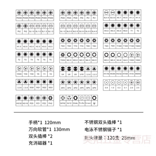 科适（KESSZAL）螺丝刀套装家用手机维修拆机工具多功能小改锥 FO-9227