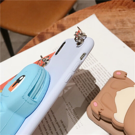 Shield shell suitable for vivo cartoon Pokémon doll coin wallet mobile phone case couple men and women crossbody bag cute elf full package soft shell anti-fall simple and fresh three-dimensional doll wallet - brown Ibrahimovic rat + halter neck rope vivo Y78/Y78m/Y77t exclusive