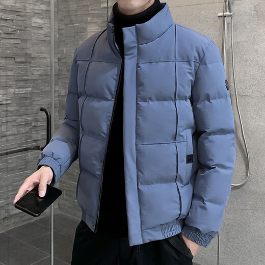 
Jeanswest cotton coat men's cotton jacket short winter thickened jacket men's cotton jacket bread jacket middle-aged and young winter men's trendy and versatile C136-8228-Black XL (130-140Jin [Jin equals 0.5 kg])