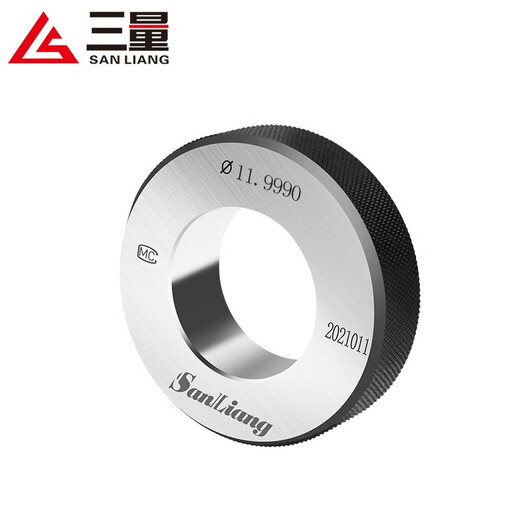 Three-quantity smooth ring gauge smooth calibration inner diameter gauge dial indicator 25mm ring gauge micrometer 50mm regular calibration block JD489 12mm