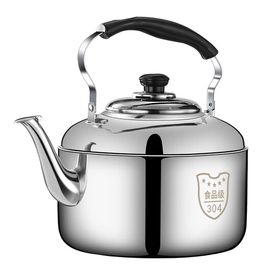 Tuojin 304 stainless steel whistle kettle gas household hot water kettle plus soup kettle firewood kettle gas induction cooker extra thick 10L (non-plug-in type) 10L reference details