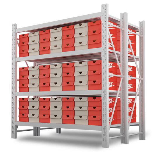 Scherfer thickened 240kg/layer medium-sized storage shelves warehouse warehouse racks household storage racks 200*60*200cm