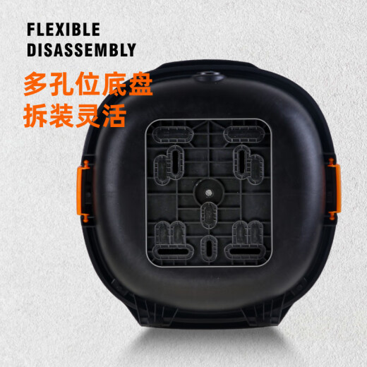 CLCEY electric vehicle trunk shell box flying saucer universal battery box size electric bicycle trunk back box 9928 white
