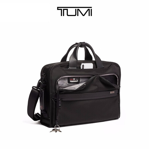 Tumi / tuming alpha 3 masque à maltructeur de commulation de sacs à bandoulière sac à dos sac à dos noir noir / 02603182d3 sac moyen