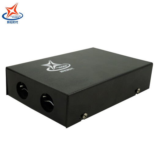 Huihong Times optische Faseranschlussbox Optische Kabel-Kabel-Kabel-Dehnung 4-Port 8-Port 12-Port 24-Port 48-Port 96-Kern Vollgestützt mit Heckfaserflansch-haltigem geschmolzener Faserscheibe optische Endbox optische Faserverlängerungsbox-Verteilungsrahmen [4-Port-leere Box] Quadratische Port SC/LC/LC