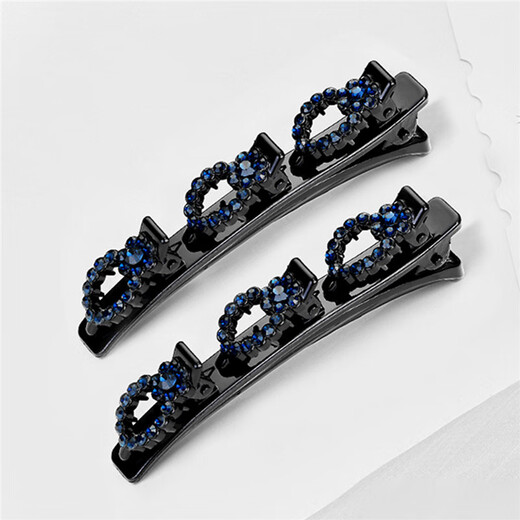 Chimera (CHIMERA) 2 pieces forehead bangs braiding artifact high-end rhinestone side hairpin duckbill hairpin girl birthday gift