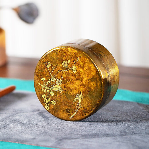 Zhu Bingren, bronce, personalización de regalos, caja de almacenamiento de joyas sonrientes, personalización gratuita del grabado del logotipo