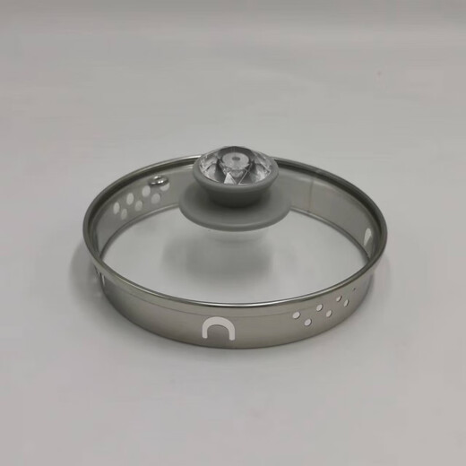 适用九阳DGD1506BQ/K15F-WY4121养生壶配件盖子钢化玻璃上盖壶盖 透明水晶提手盖子+漉网盖子+漉网