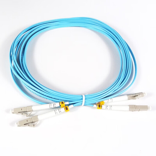 Feiquan (FS) DLC-LC Multi-Mode 10 Gigabit Fiber Jumper OM3/OM4 Duplex Anti-Bending Полностью совместимый оптический модуль 50/125 Cigtail LSZH LC-LC Multi-Mode 10 Gigabit OM3 Джампер 30 м 30 м