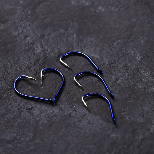 Jiaorui Iseni fish hook bulk set contains a complete set of ghost tooth fishing hooks, suitable for fishing supplies. Tungsten steel black gold Iseni 200 pieces, 20 pieces each for No. 1-10