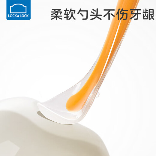 
Lock Lock Silicone Spoon for Infant and Toddlers Supplementary Food Spoon for Baby Water Feeding Soft Spoon for Newborn Feeding Rice Paste Spoon for Fruit Pure Spoon for Rice Powder Spoon for Rice Powder Spoon