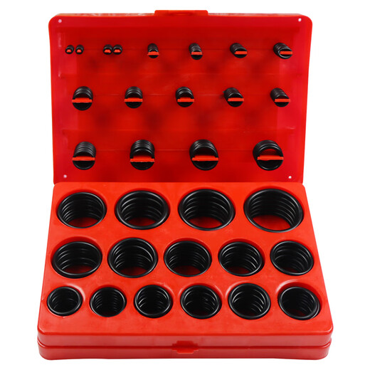 Xiali rubber o-ring sealing ring apron repair box fluorine rubber complete faucet waterproof fluorine rubber PTFE pad bomb Dingqing repair box 25 types 420 pieces