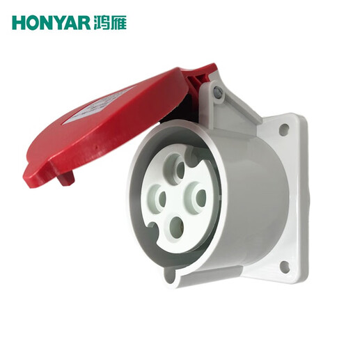 HONYAR WASGERFORTE INDUSTRIAL-STECKER 4 Kern vier Löcher 16A32A63A Aviation Stecker Buchse IP44 Ausrüstung Netzteil / männliches und weibliches Kopf-Plug-In Offene und verdeckte / hohe Leistung 16A4 Loch versteckte gerade Körpersitz Hy1390