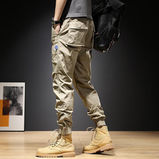 Ecken American rétro Pantalon de travail des hommes pantalons de camouflage droit des hommes