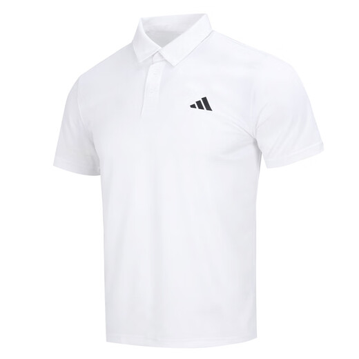 
Adidas POLO shirt men 25 summer new sportswear casual clothes lapel short sleeve ice silk quick-drying breathable T-shirt men white/three button Polo collar/quick drying/main recommendation M 175