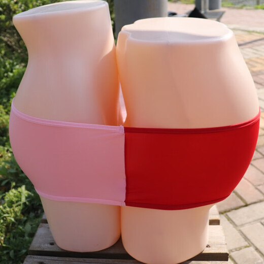 Sexy double underwear couple's one-piece open-fit free one-piece thong for men and women passionate temptation T-pants suit black and white one size fits all