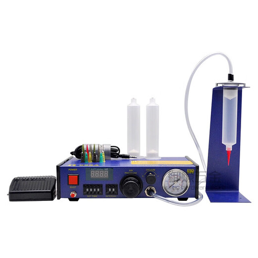 Yuruo 983A fully automatic glue dispensing machine 982 semi-automatic silicone glue filling machine AB glue dispensing machine manual precision glue dispensing machine new upgraded version RW-983A