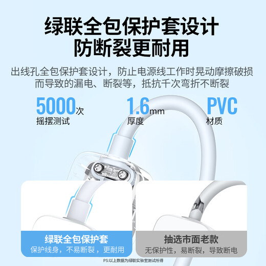 Green Union plug three-pin plug 10A power socket wireless plug strip grounded detachable air conditioner 3-pin self-wiring plug 15403