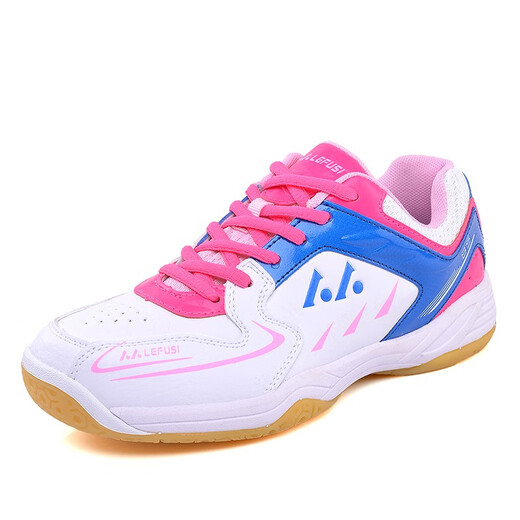 Bangsese fencing shoes, competition fencing training shoes, children's fencing sports shoes, non-slip small size student fencing shoes, white and red (31-45 sizes) 33