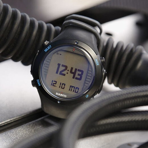 SUUNTO D6I NOVO Scuba Diving Sports Watch Free Diving Watch Compass Gas Switch Black/Black
