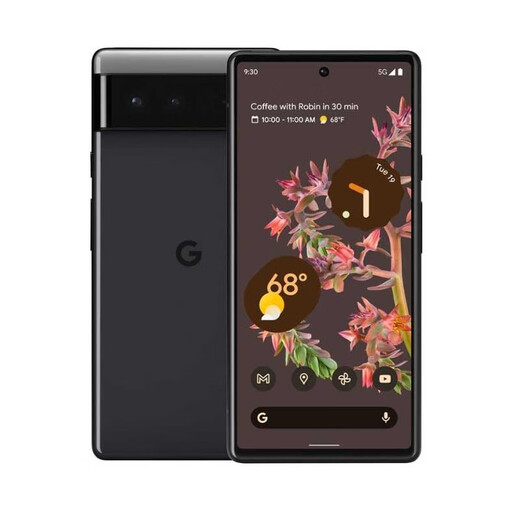 Google Pixel 6 American Android Smartphone NUEVO Versión internacional Versión en el extranjero Pixel 6 Storm Black 128GB