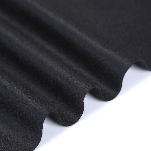 BOSS Men's Thin Cashmere Warm Tassel Scarf 170*28cm Gift for Men 50415017 001 Black LOGO Embroidery