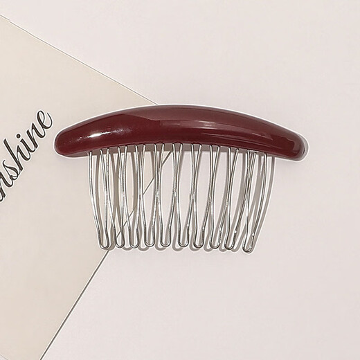 Late hair comb hairpin flowing sea hairpin women's head and forehead hair comb insert comb side hair plate hair artifact hair accessories gift