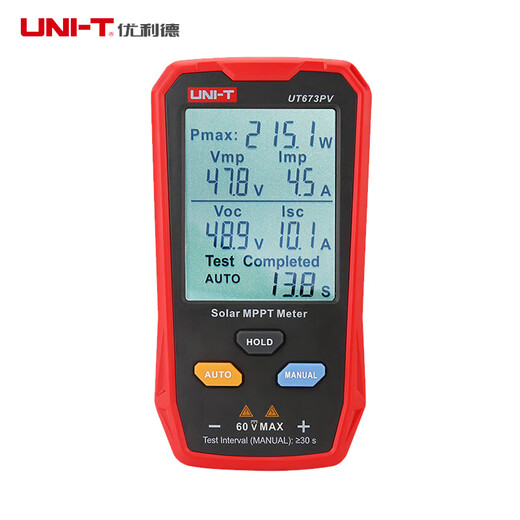 
Ulide photovoltaic module maximum power tester solar peak voltage and current UT673PV