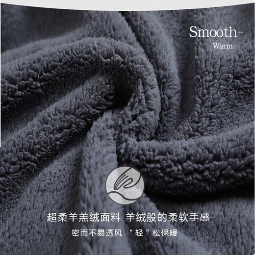 Yu Zhaolin Autumn and Winter Coral Velvet Pajamas Long Pajamas Bath Men's Velvet Thickened Extra Long Flange 2025 New 25 Years New NSCBF-Star Gray Pajamas Men L Recommended 90-135Jin Jin equals 0.5 kg