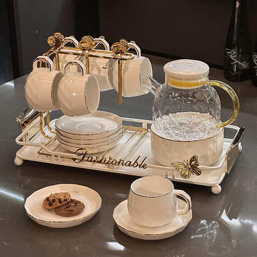 Xibaisheng Housewarming Gifts, Practical Tea Sets, Wedding Gifts, New Home Conservatories, Warm House Cups, Light Luxury Tea Sets, 16-piece Gift Box, Type 886 B