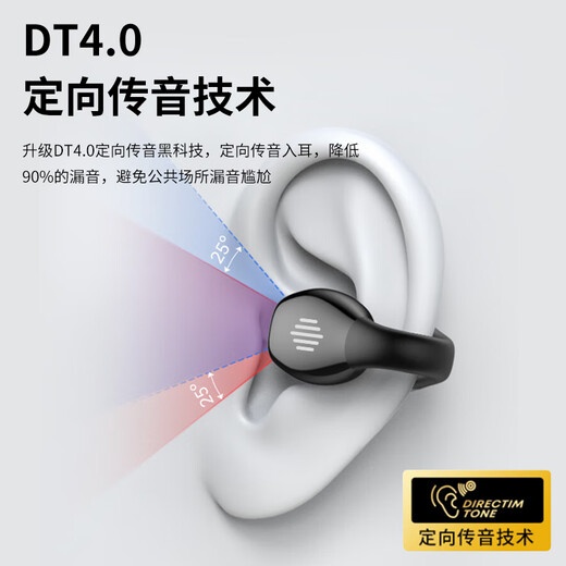 Sony Ericsson GK5 Air Conduction Concept Headphones True Wireless Bluetooth In-Ear Mini Ear Clip Sports Running Open Noise Reduction Suitable for Apple Huawei Xiaomi Vivo White
