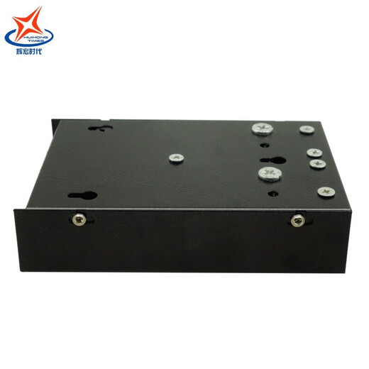 Huihong Times optische Faseranschlussbox Optische Kabel-Kabel-Kabel-Dehnung 4-Port 8-Port 12-Port 24-Port 48-Port 96-Kern Vollgestützt mit Heckfaserflansch-haltigem geschmolzener Faserscheibe optische Endbox optische Faserverlängerungsbox-Verteilungsrahmen [4-Port-leere Box] Quadratische Port SC/LC/LC