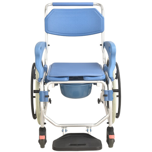 Wei Yikang Watheed inodoro interior móvil silla de inodoro discapacitada sillón de inodoro cuidado del paciente asiento paciente silla de baño con rueda 698b silla de enfermería de ruedas grandes