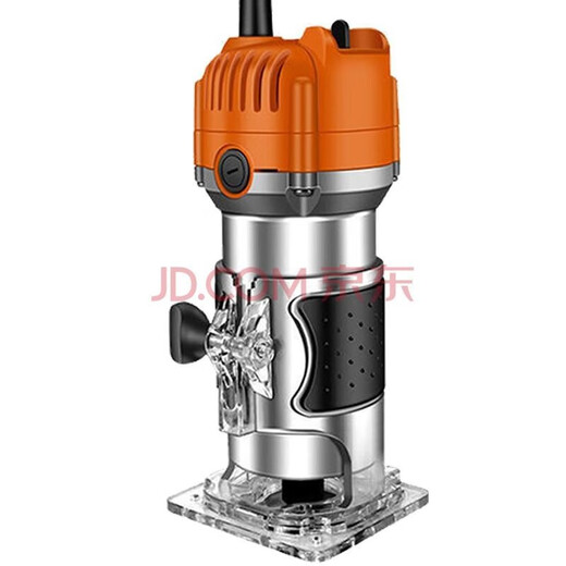 Chuangyi Trimming Machine High Power Multifunctional Engraving Machine Woodworking Slotting DIY Household Perforated Aluminum Plastic Panel Bakelite Milling Gong Machine Aluminum Body Factory Package (Plastic Box)