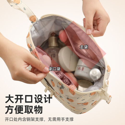 Lehuo Travel Makeup Bag Large Capacity Portable Toilet and Skin Care Product Storage Bags Essential Artifact for Women on Business Travel