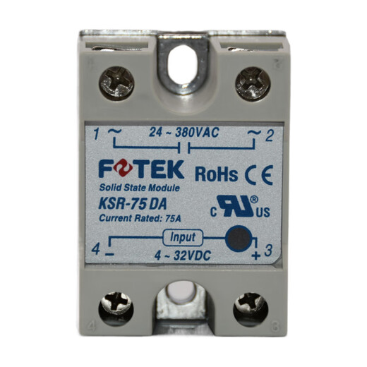 Yue Changsheng FOTEK Yangming solid state relay KSR-40DAE/10DA/25DA/50DA/75DAE-H KSR-75DA DC control AC 75A