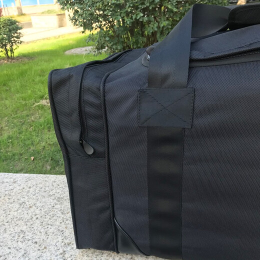 虎图腾黑色后留包留守被装袋运行携行包 黑色加厚不带锁