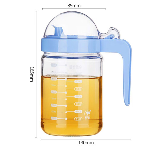 Golden Bear oil pot leak-proof glass kitchen oil bottle household sauce pot oil control pot edible quantity 500mlJC500