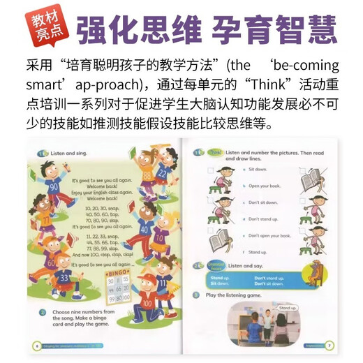 Foreign Studies New Thinking English Children's Edition Student Books Entry Level 123456 Level 123456 Original Cambridge New Thinking English Super Minds Primary School Student English Textbook Word Grammar Vocabulary Books 618 Level 3 Student Books