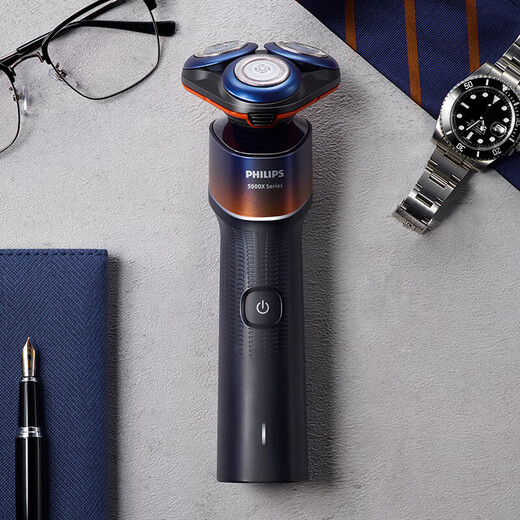 飞利浦（PHILIPS）电动剃须刀旋护5系青春版 SkinEase肌能舒缓科技 七夕情人节礼物生日礼物 送男友送长辈 橙色X5012