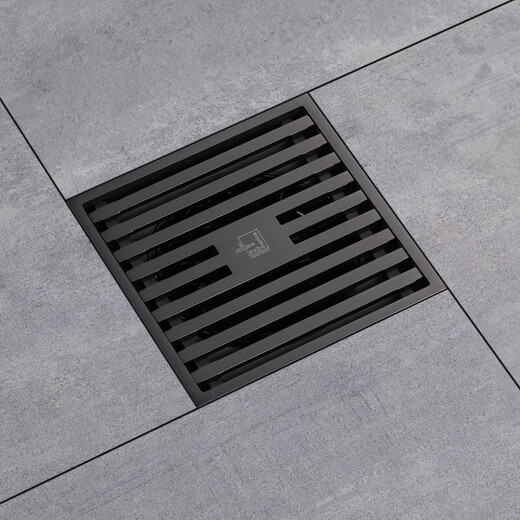 Submarine MTK40-10 brass nickel-plated gun gray floor drain bathroom shower ultra-thin deodorant floor drain large displacement 40 diameter