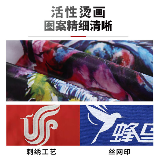 Lu apron custom logo printed custom advertising supermarket manicure milk tea work clothes catering restaurant waiter waterproof 688 shoulder straps pure cotton waterproof coffee, one size adjustable