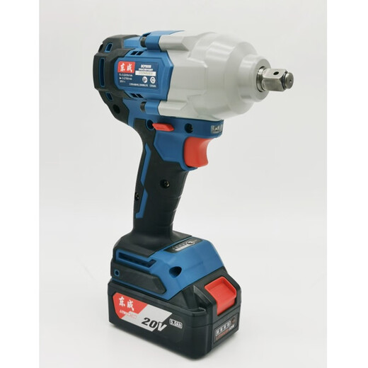 
Dongcheng 20V rechargeable impact wrench DCPB698 high torque 698 Nm auto repair rack electric wind cannon DCPB698 double electric one charge 6.0Ah + package