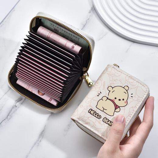 Hua Xiaoyao Cute Pacchard Dog Cartoon Card Bag for Women Personality Niche Large Capacity Convenient Small Driving License Coin Wallet Pacchard Dog (9 card slots + 2 change slots)