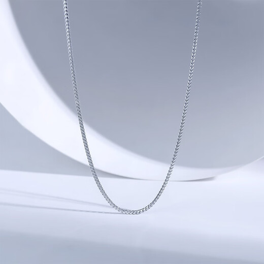 ZLF (ZLF) PT950 platinum necklace women's fashionable fish bone chain platinum chain 2.8g 40cm