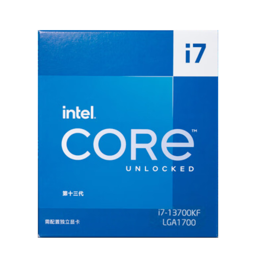 英特尔（Intel） 13代酷睿i7 13700K 13700KF 13700 13700F 13790F 16核24线程 盒装CPU台式机处理器 板U套装 酷睿 i7-13700KF【16核24线程